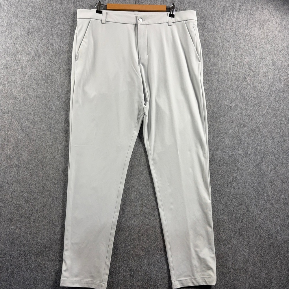 Lululemon Men's Classic Fit Pants 37x31 Light Gray Trousers Tag 36